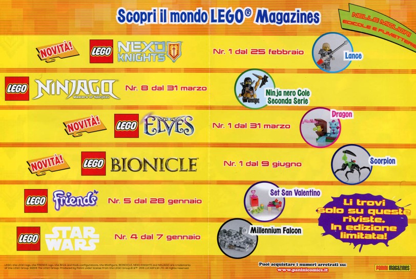 Lego Magazines 2016